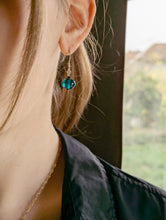 Charger l'image dans la galerie, Boucles d'oreille vert émeraude