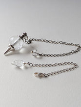 Charger l'image dans la galerie, Pendule divinatoire en cristal + bébé pendule