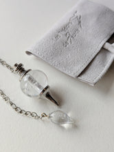 Charger l'image dans la galerie, Pendule divinatoire en cristal + bébé pendule