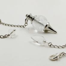 Charger l&#39;image dans la galerie, Pendule divinatoire en cristal + bébé pendule
