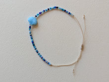 Charger l'image dans la galerie, Coquillage d'été version perlée - bleu
